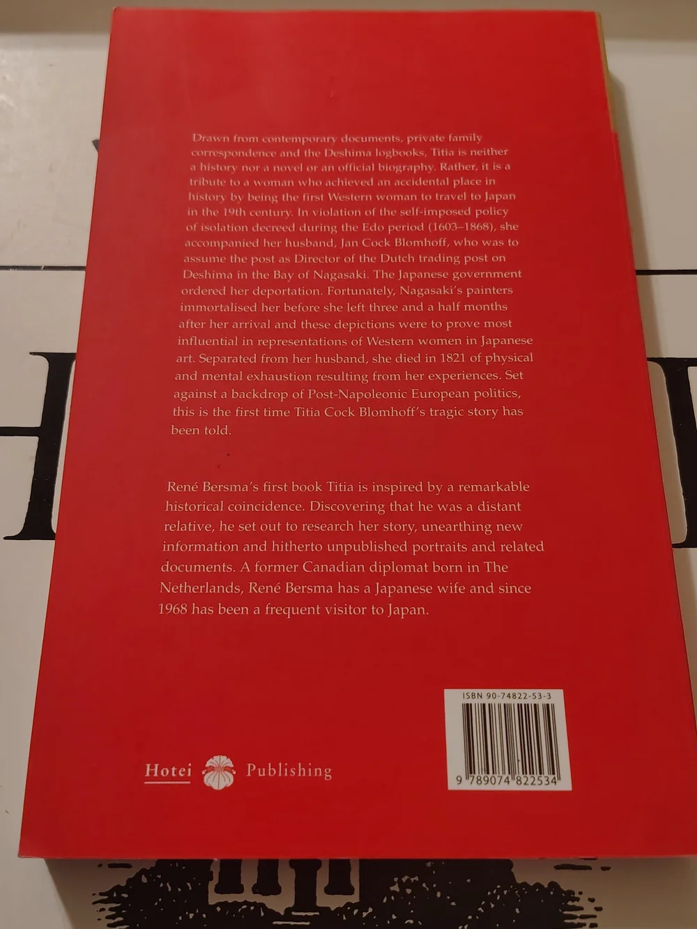 Titia: The First Western Woman in Japan (Signed copy)